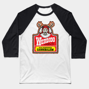 Wendigo Baseball T-Shirt - Wendy the Wendigo by azhmodai